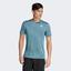 Adidas Mens Tennis Freelift Tee - Arctic Night/Light Aqua