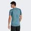 Adidas Mens Tennis Freelift Tee - Arctic Night/Light Aqua