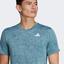 Adidas Mens Tennis Freelift Tee - Arctic Night/Light Aqua