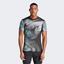 Adidas Mens Printed FreeLift Pro Tee - Black - thumbnail image 1