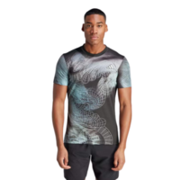 Adidas Mens Printed FreeLift Pro Tee - Black