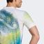 Adidas Mens Printed FreeLift Pro Tee - White