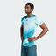 Adidas Mens Reversible AEROREADY Pro Tennis T-Shirt - Flash Aqua - thumbnail image 1