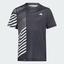 Adidas Boys Pro New York Tennis T-Shirt - Black - thumbnail image 1