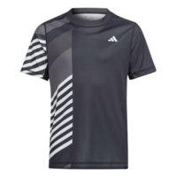 Adidas Boys Pro New York Tennis T-Shirt - Black