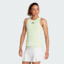 Adidas Womens Tennis Racerback Tank - Green Spark - thumbnail image 1