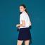 Lacoste Womens Technical Mesh Pleated Tennis Skort - Navy Blue - thumbnail image 3