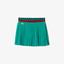 Lacoste Womens Built-In Shorty Pleated Tennis Skirt - Green/Navy - thumbnail image 1