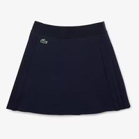 Lacoste Womens Sport Built-In Short Tennis Skirt - Navy