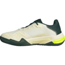 Adidas Mens Barricade 13 Clay Tennis Shoes - White/Green - thumbnail image 2