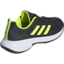 Adidas Mens Game Court 2 Tennis Shoes - Black/Green - thumbnail image 2