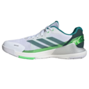 Adidas Crazyquick Padel Shoes - White/Aurora/Lime - thumbnail image 2