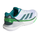 Adidas Crazyquick Padel Shoes - White/Aurora/Lime - thumbnail image 3