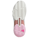 Adidas Womens CourtJam Control 3 Tennis Shoes - White/Silver/Pink - thumbnail image 2