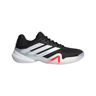 Adidas Mens Barricade 14 Tennis Shoes - Core Black/Zero Metallic/Lucid Red