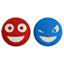 Karakal Smiley Face Reversible Vibration Dampeners (Pack of 2) - thumbnail image 2
