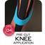 Kinesio Pre-Cut Tex Tape - Dynamic Knee Support  - thumbnail image 2