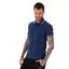 Lotto Mens Polo Classica Top -Blue Indigo /Bright White - thumbnail image 3