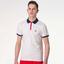 Fila Mens BB1 Polo - White/Navy/Cream - thumbnail image 1