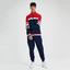 Fila Mens Courto Track Top - Peacoat/Chinese Red - thumbnail image 2