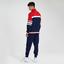 Fila Mens Courto Track Top - Peacoat/Chinese Red - thumbnail image 3