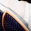 Adidas Womens Barricade Team 4 Tennis Shoes - White/Night Sky/Orange - thumbnail image 7