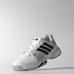 Adidas Mens Barricade Team 3 Tennis Shoes - White/Black - thumbnail image 4