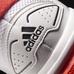 Adidas Mens Barricade Team 4 Tennis Shoes - White/Iron Met/Red - thumbnail image 6