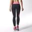 Adidas Womens Response Long Tights - Black/Solar Pink - thumbnail image 6
