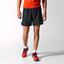 Adidas Response 5" Shorts - Black/Bold Orange - thumbnail image 3