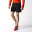 Adidas Response 7" Shorts - Black/Bold Orange - thumbnail image 3