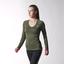 Adidas Womens Supernova Long Sleeve Tee - Earth Green - thumbnail image 3