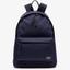 Lacoste Neocroc Canvas Backpack - Navy - thumbnail image 1