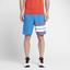 Nike Mens Court Graphic 9 Inch Tennis Shorts - Light Photo Blue - thumbnail image 3