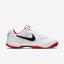 Nike Mens Court Lite Tennis Shoes - White/Black/Uni Red - thumbnail image 1