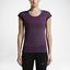 Nike Womens Dri-FIT Cool Breeze Running Top - Mulberry - thumbnail image 3