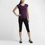 Nike Womens Dri-FIT Cool Breeze Running Top - Mulberry - thumbnail image 7