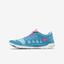 Nike Girls Free 5.0 Running Shoes - Blue Lagoon/Pink - thumbnail image 3