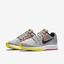 Nike Mens Air Zoom Structure 19 Running Shoes - Grey/Yellow - thumbnail image 5