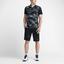 Nike Mens Gladiator Breathe 11 Inch Tennis Shorts - Black/Hot Lava - thumbnail image 10