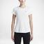Nike Womens Miler Short Sleeve Top - White - thumbnail image 3