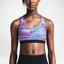 Nike Pro Classic Swift Bra - Blue/Fuchsia - thumbnail image 3