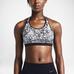 Nike Pro Fierce Digital Bra - Black/Volt - thumbnail image 3
