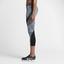 Nike Womens Pro Hypercool Capri Tights - Black - thumbnail image 3