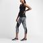 Nike Womens Pro Hypercool Capri Tights - Black - thumbnail image 5