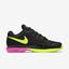 Nike Mens Zoom Vapor 9.5 Tour Tennis Shoes - Black/Volt/Pink - thumbnail image 1