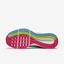 Nike Girls Air Zoom Pegasus 31 Running Shoes - Pure Platinum/Blue Lagoon/Volt - thumbnail image 2