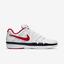 Nike Mens Air Vapor Advantage Tennis Shoes - White/University Red - thumbnail image 1
