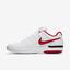 Nike Mens Air Vapor Advantage Tennis Shoes - White/University Red - thumbnail image 3