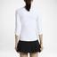 Nike Womens Baseline Half-Zip Top - White - thumbnail image 4